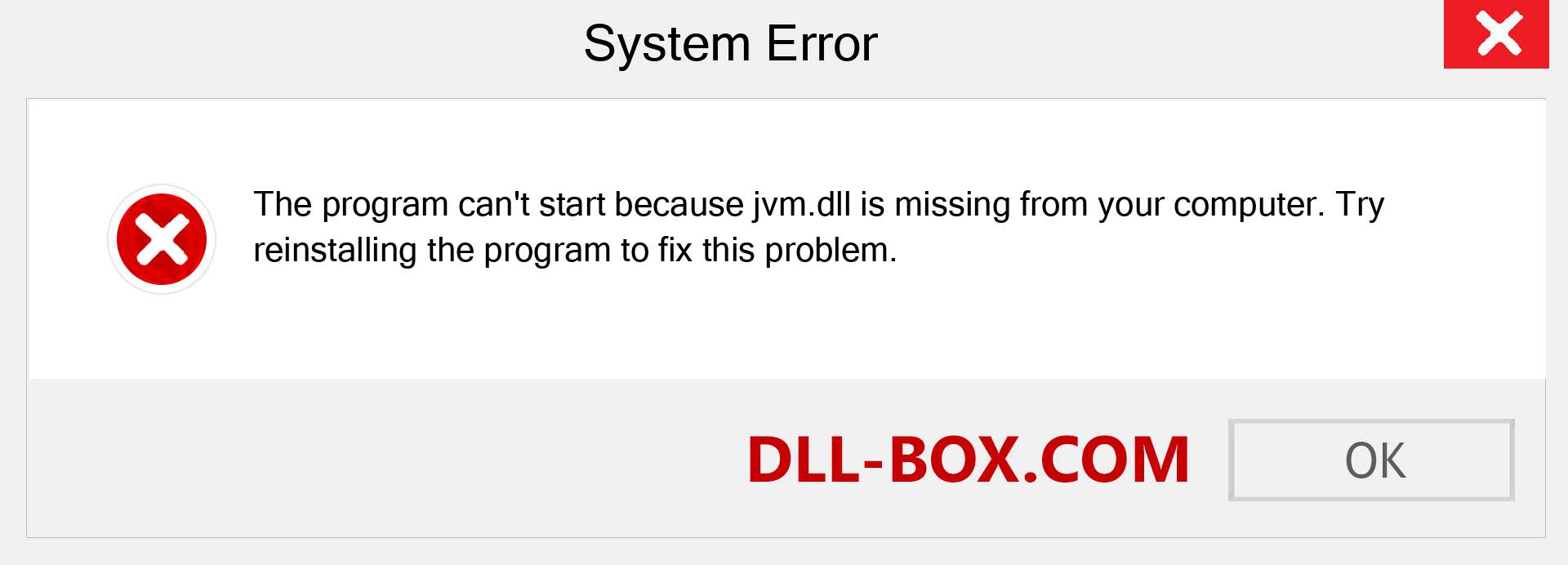  jvm.dll file is missing?. Download for Windows 7, 8, 10 - Fix  jvm dll Missing Error on Windows, photos, images